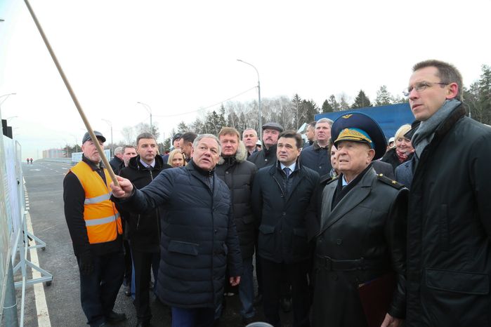 Открытие путепровода в Щелковском районе