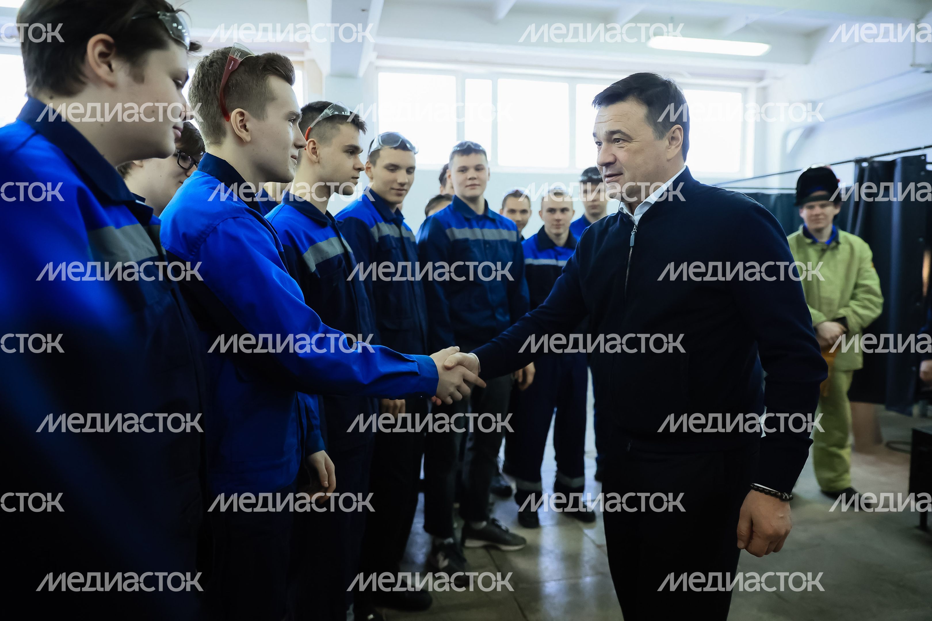Посещение Губернатором Павлово-Посадского Техникума