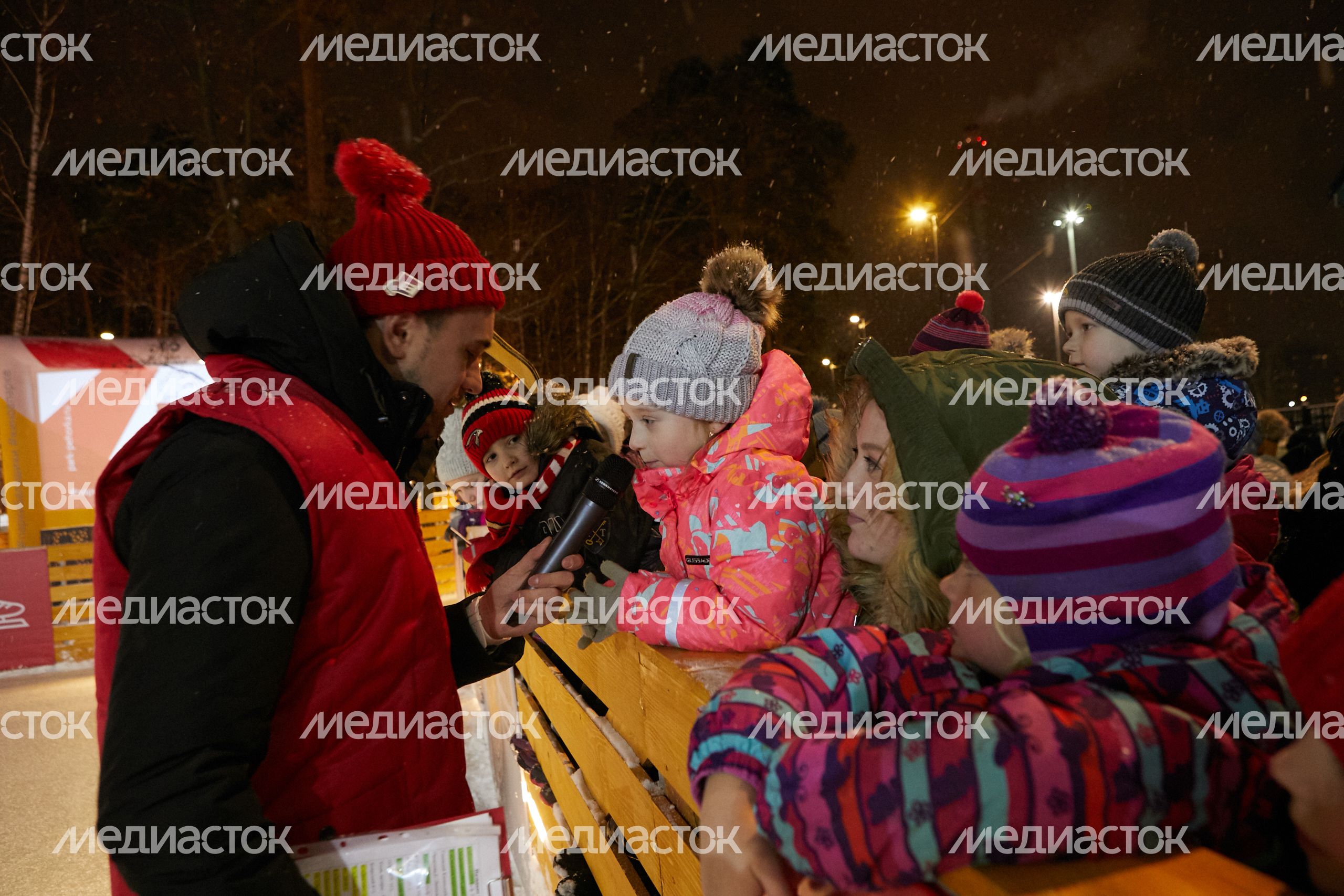 Открытие катка в парке Пехорка в Балашихе