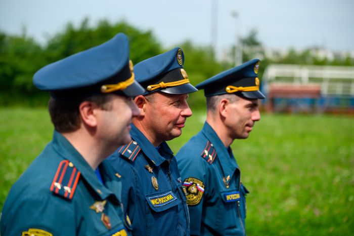 Конкурс профмастерства среди пожарных и начальников караулов МЧС и Мособлпожспаса в Подольске