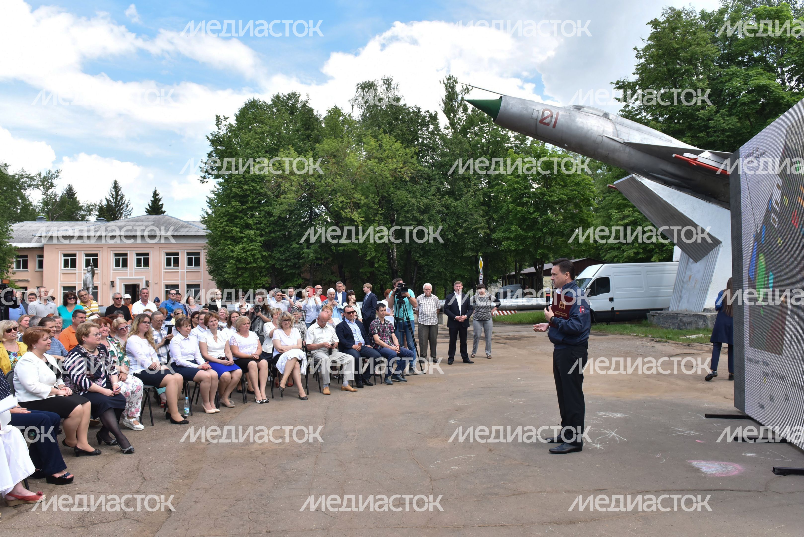 А. Воробьев посетил поселок Новый Городок Одинцовского района