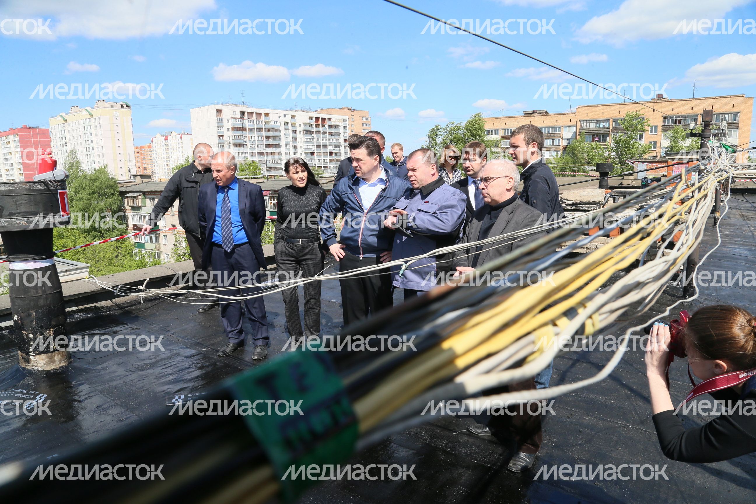 А. Воробьев посетил с рабочим визитом Лобню
