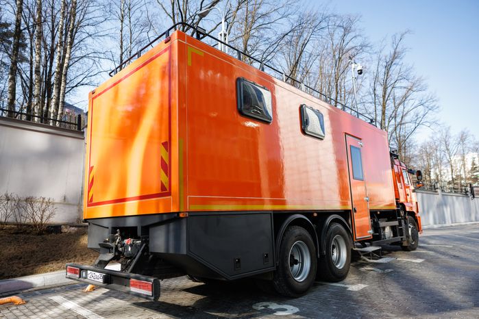 Штабной автомобиль службы МОС АВС представлен на форуме "Эффективная РСО"