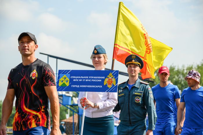 Соревнования по пожарно-спасательному спорту среди специальных управлений МЧС России