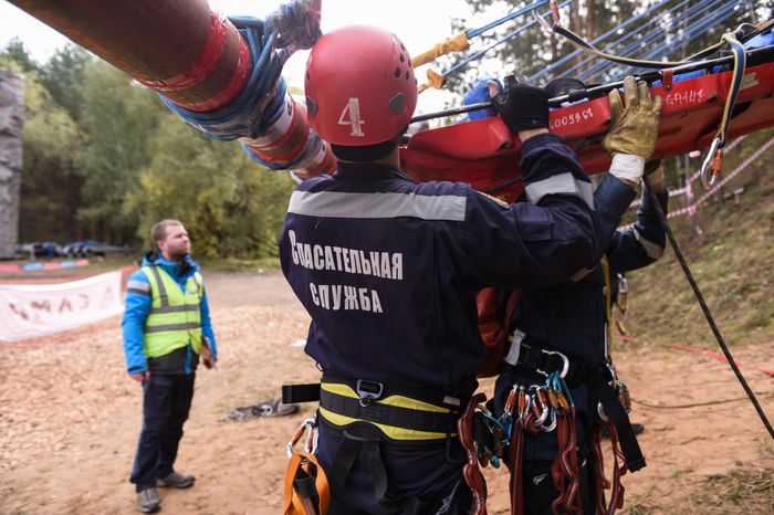 Соревнования спасателей прошли в Лыткарино
