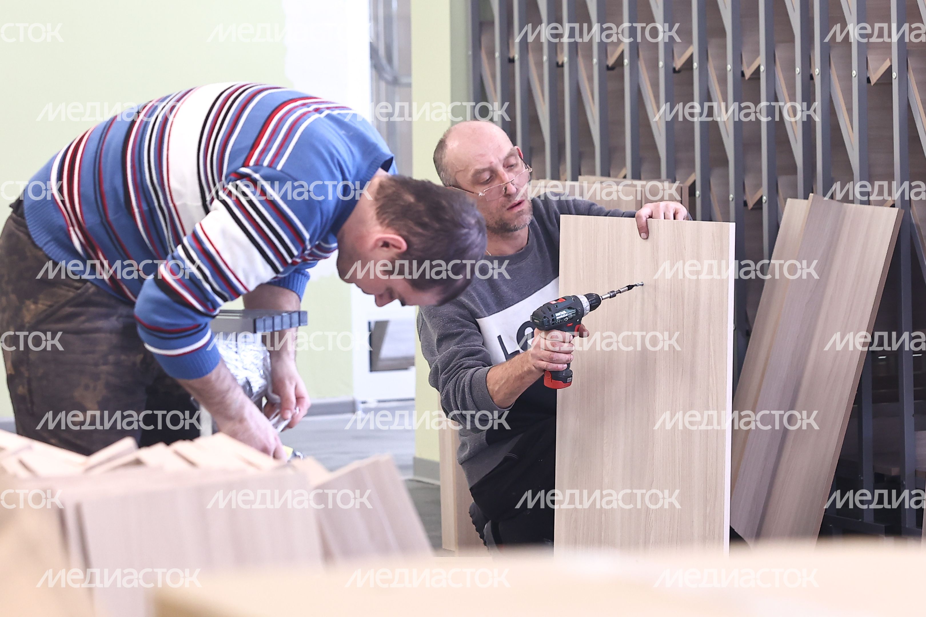 Проверка хода строительства школы в Тучкове Губернатором Подмосковья
