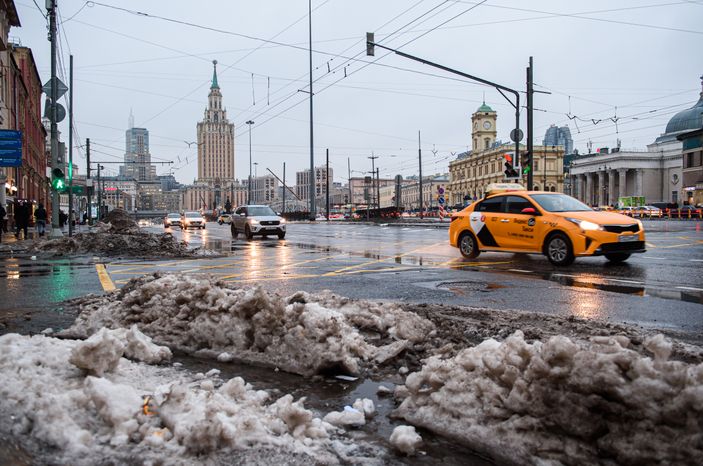 Декабрьская слякоть в Москве