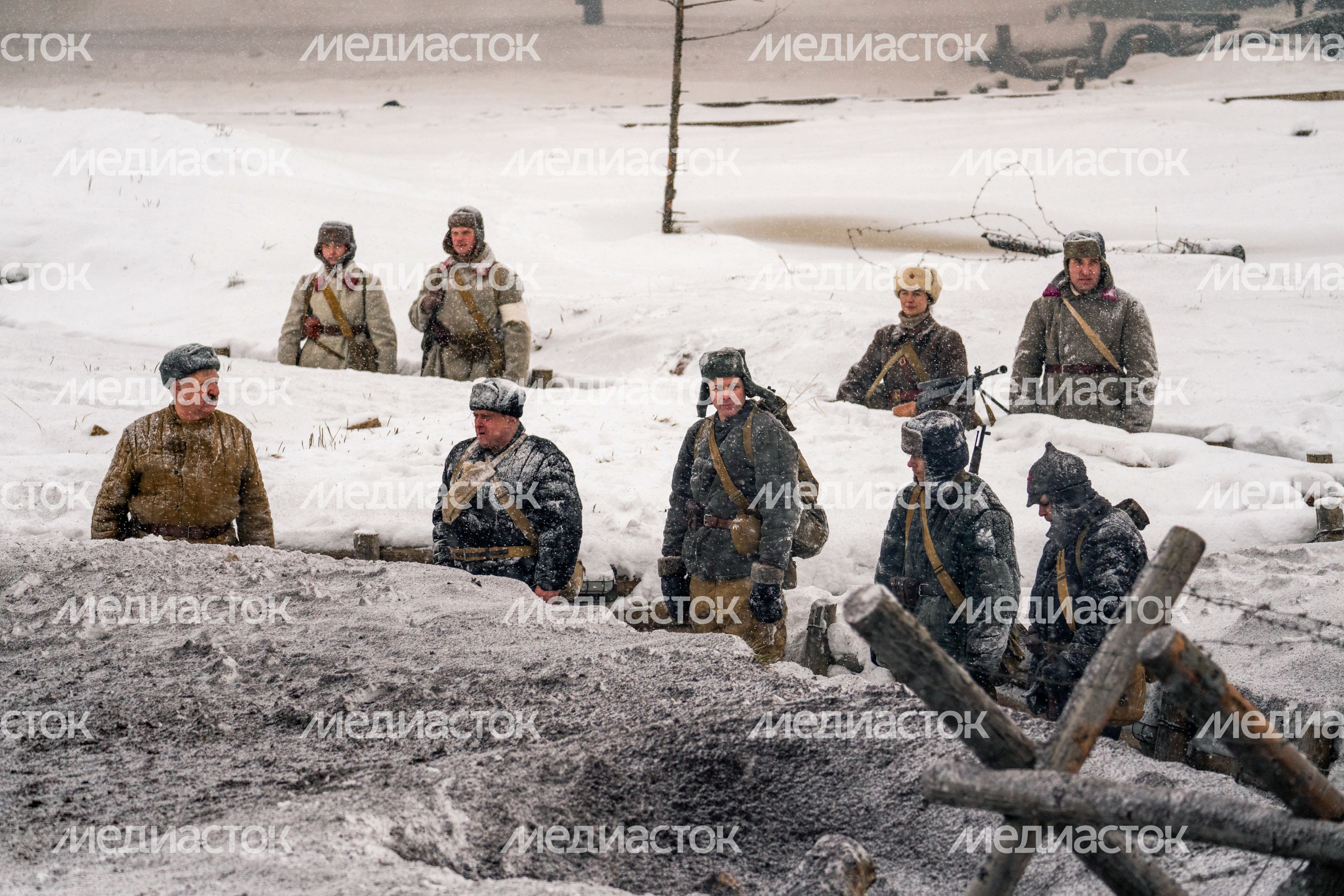 Военно-историческая реконструкция Битвы за Москву в Одинцовском округе