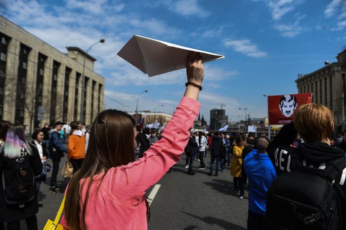 Митинг против блокировки Telegram в Москве