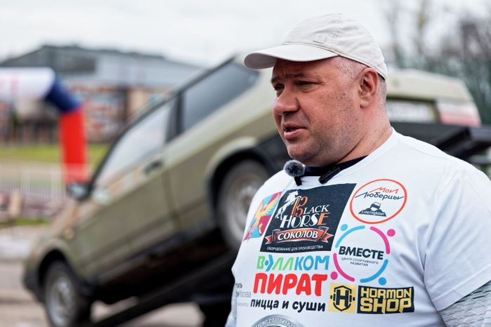 Контрольная тренировка Русского Халка для подготовки к мировому рекорду в Люберцах