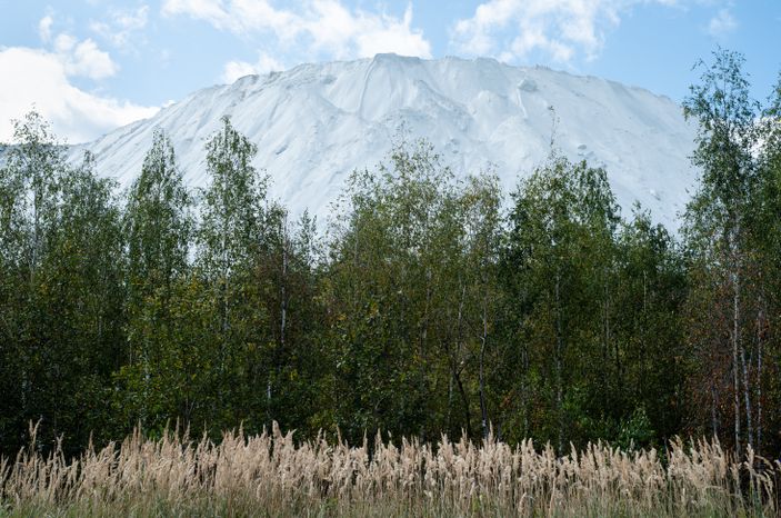 Белая гора в городе Воскресенск