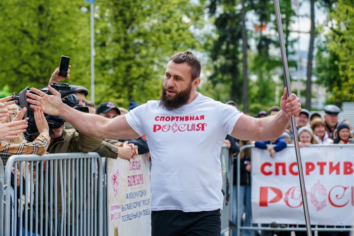 Богатыри на международной выставке-форуме "Россия"