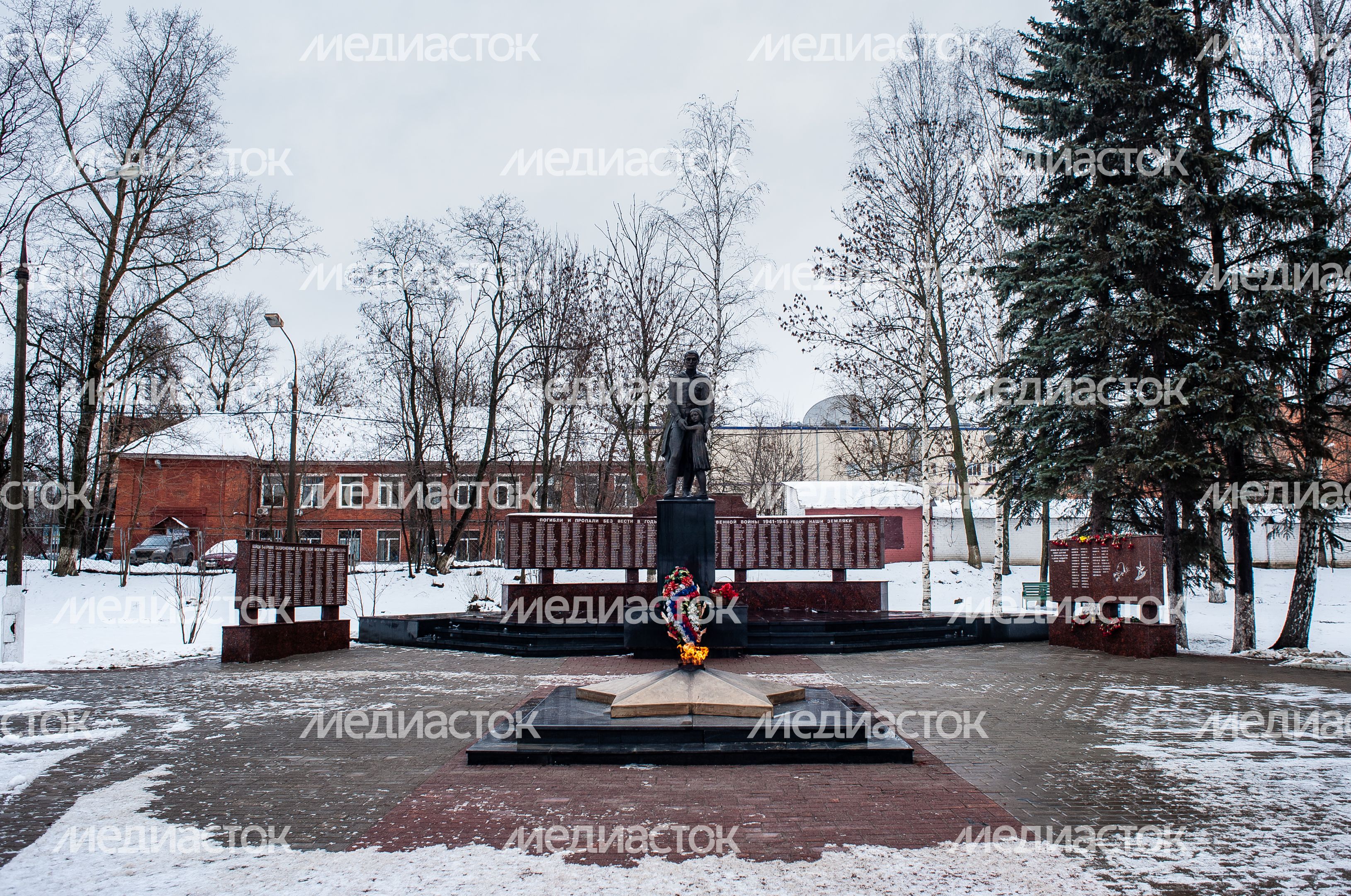 Зимние виды города Одинцово