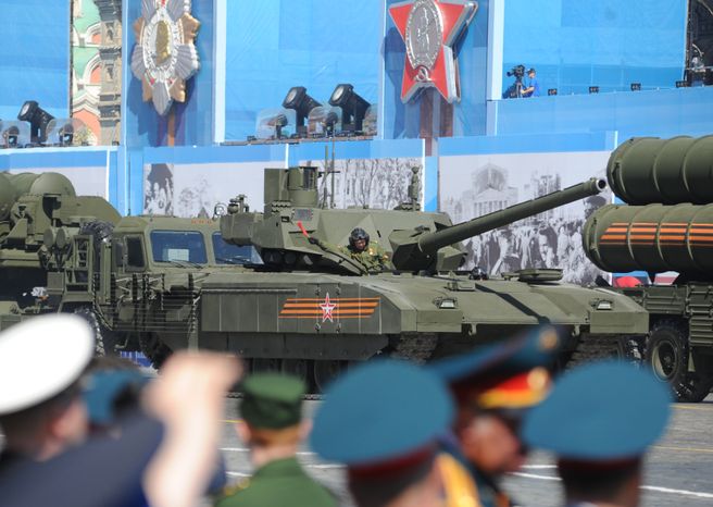 Генеральная репетиция парада Победы на Красной площади