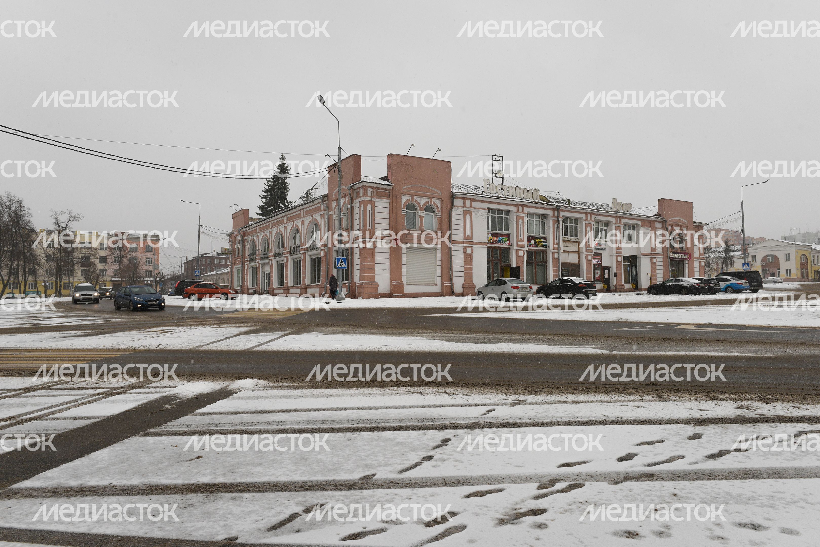 Виды города Серпухов зимой
