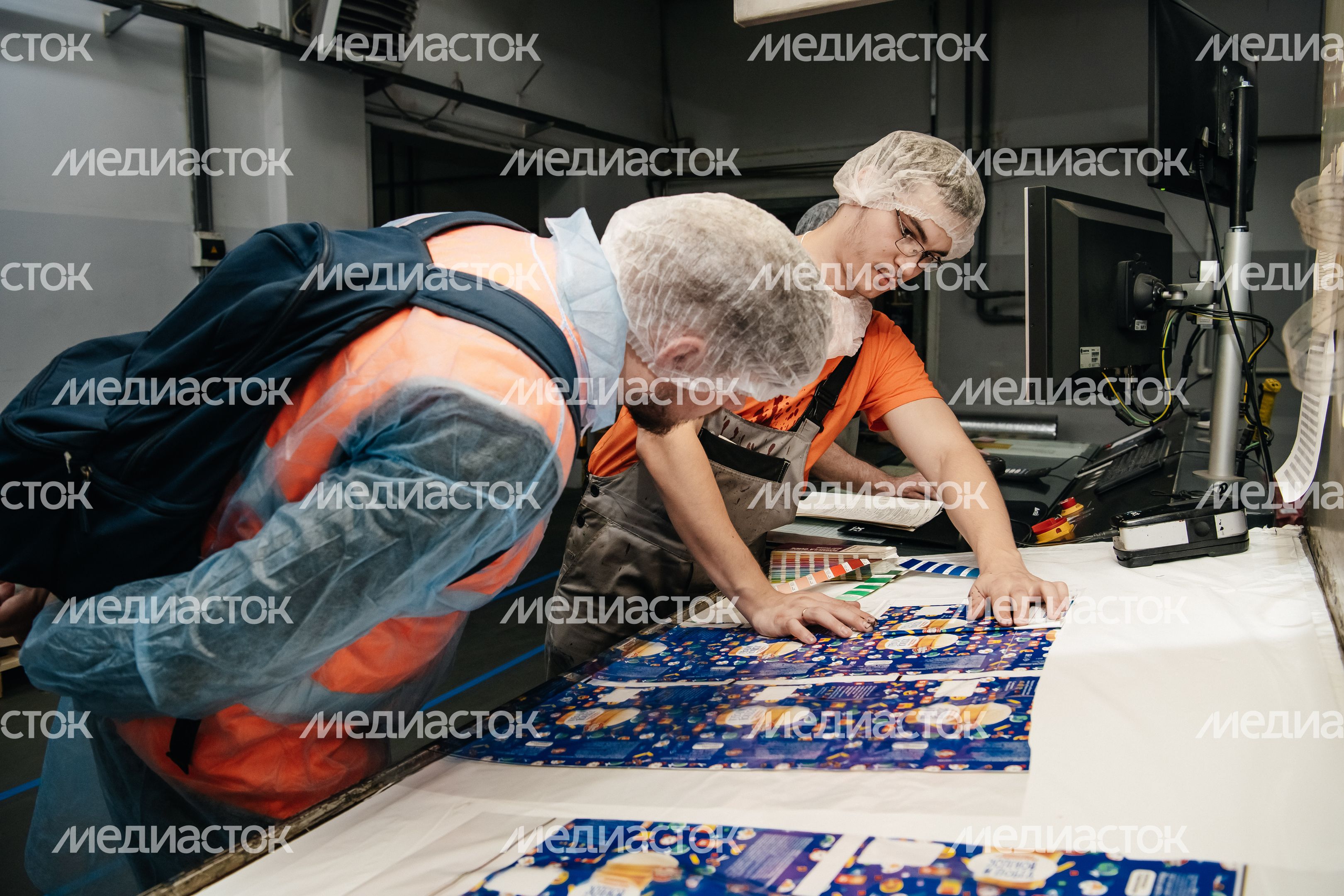Печать этикеток мороженого "Чистая линия" для "Команды Губернатора"