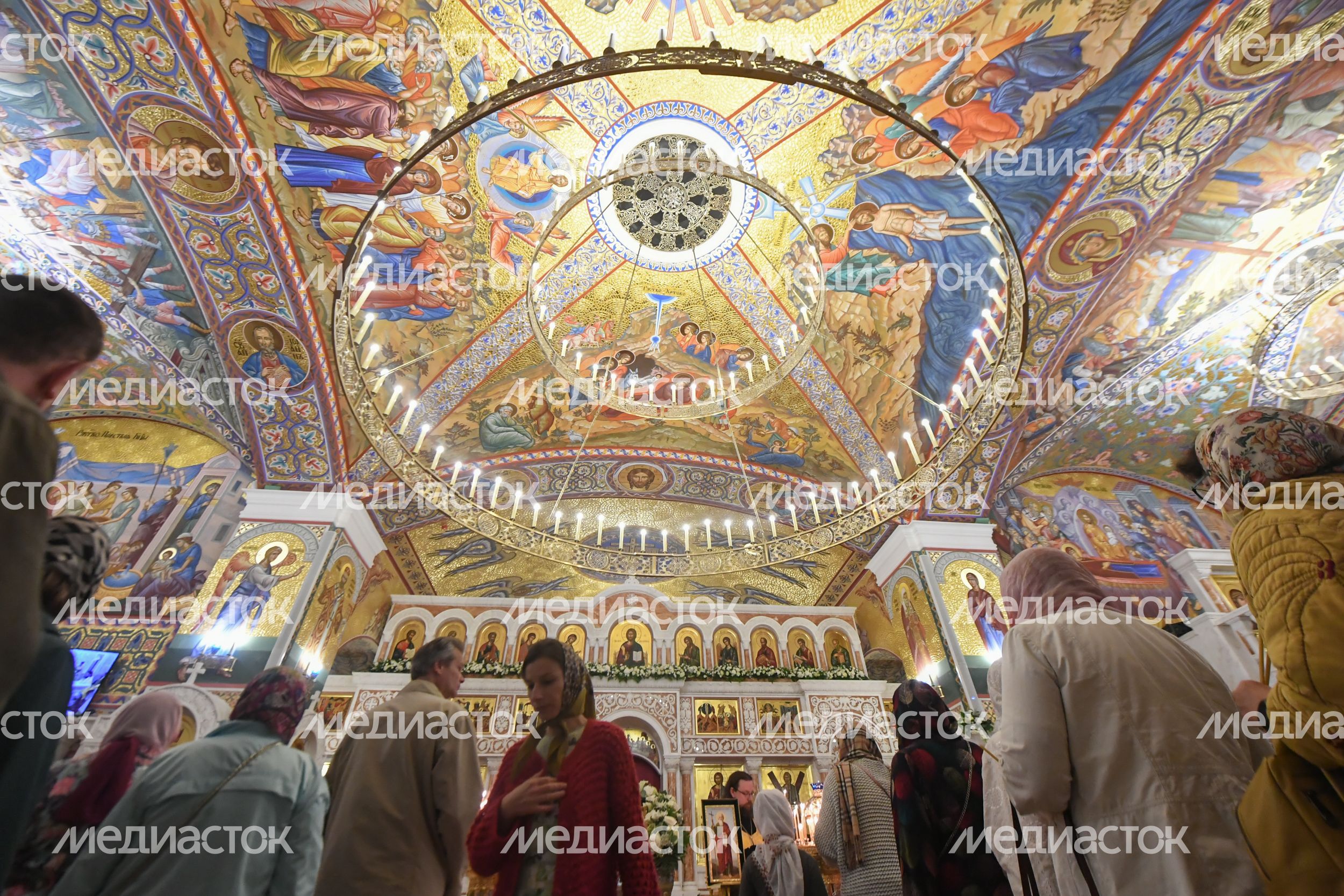 Освящение Никольского храма в Павшинской пойме