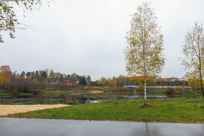 Городской парк культуры и отдыха г. Ивантеевка осенью
