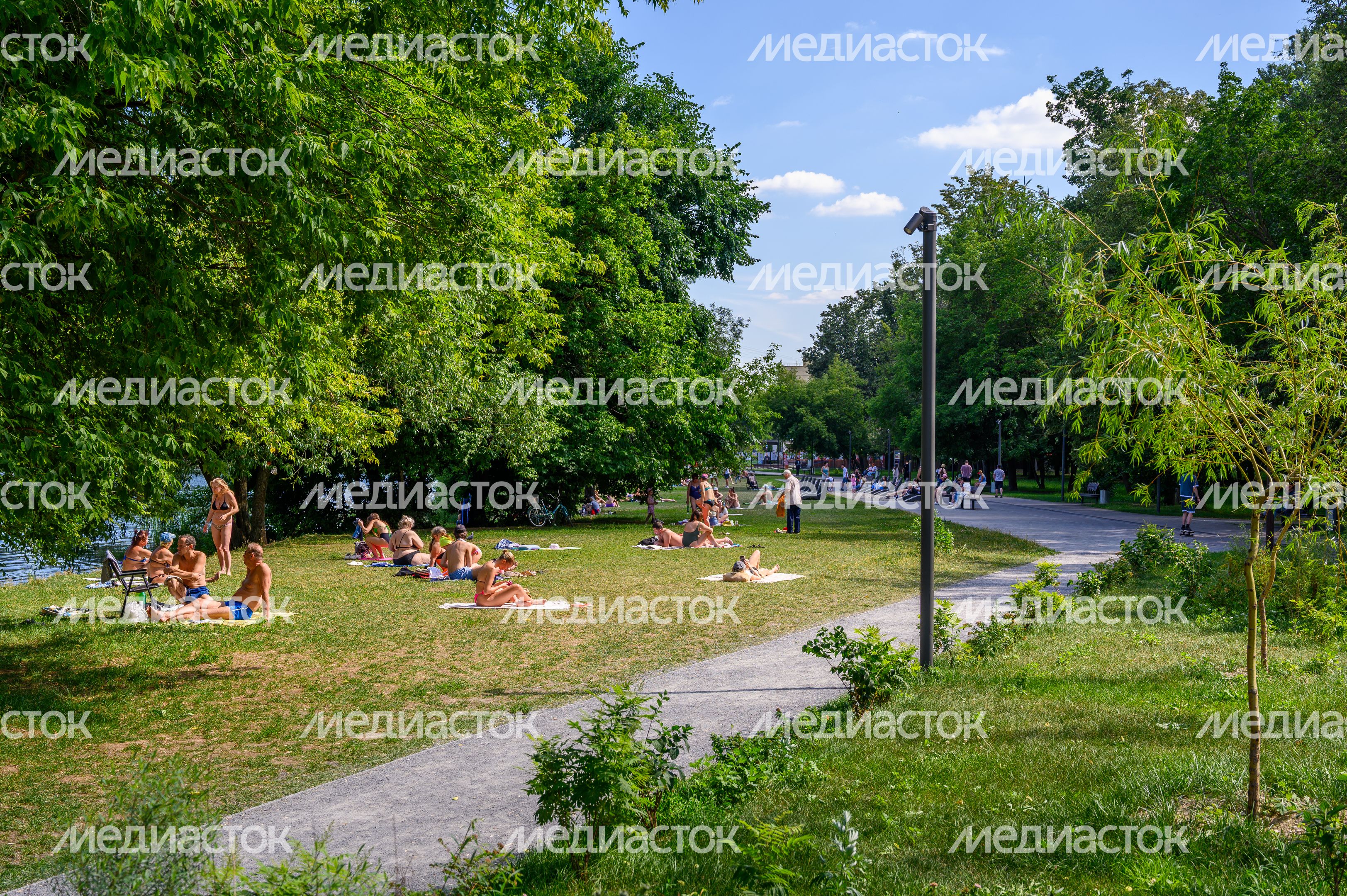 Лето в Наташинском парке Люберец