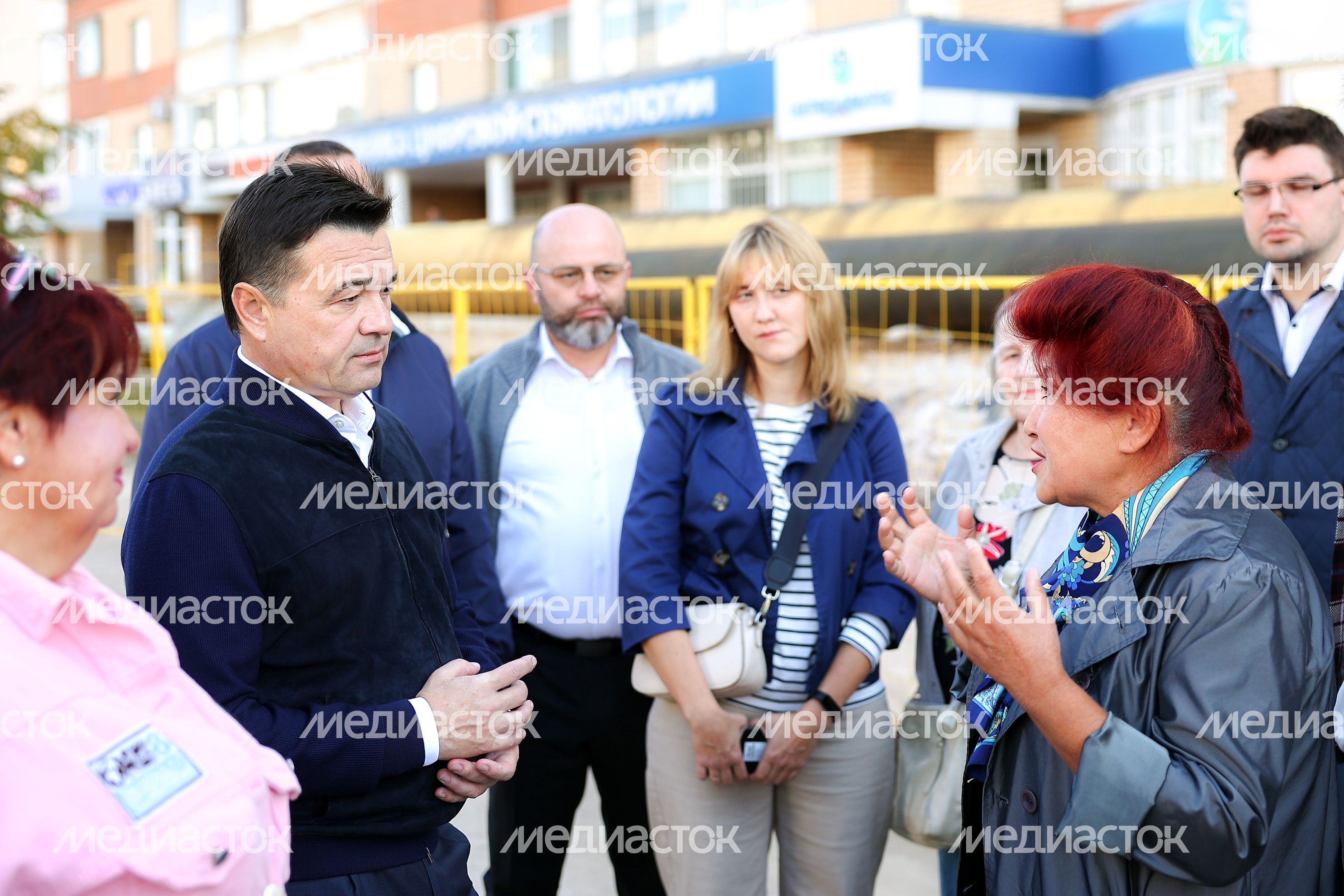 Осмотр новой котельной и реконструируемого участка теплосети в Королеве Губернатором Подмосковья