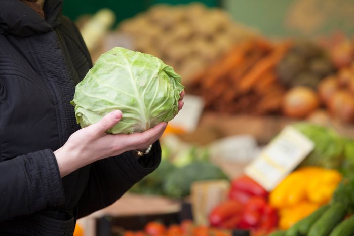 Продуктовый рынок в Москве