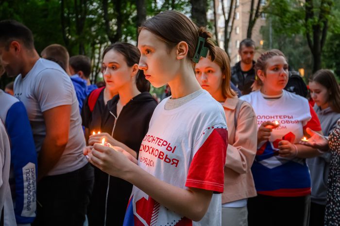 Всероссийская акция "Свеча памяти" в Балашихе