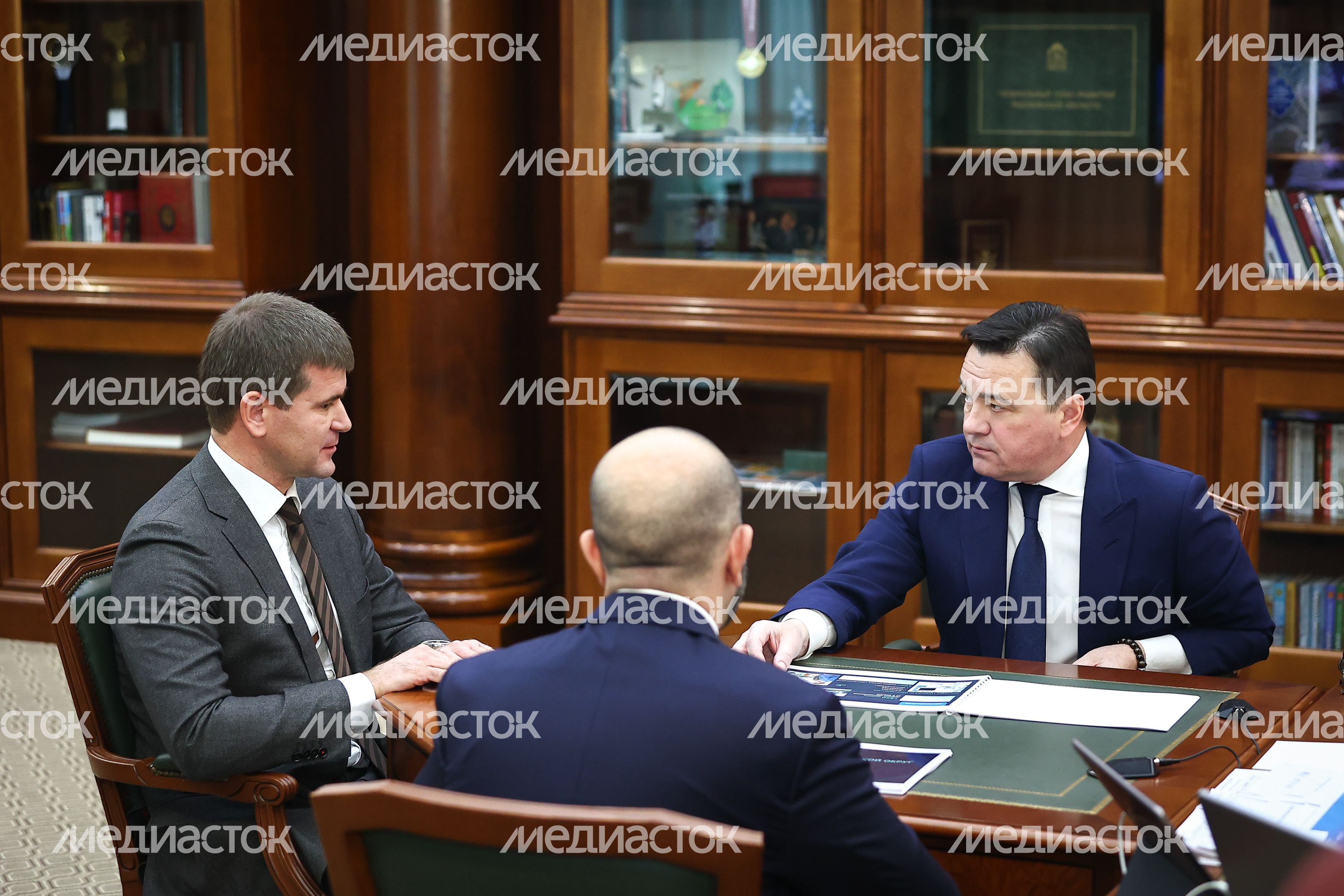 Рабочая встреча Губернатора Подмосковья с Главой Орехово-Зуевского городского округа