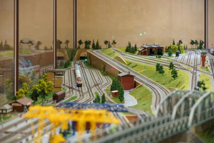 Московская детская железная дорога в поселке Кратово