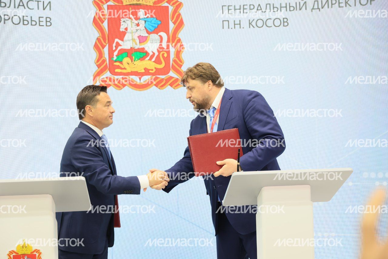 Встреча Губернатора Подмосковья Андрея Воробьева с генеральным директором АО «Росагролизинг» Павлом Косовым