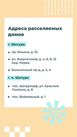 Переселение Шатура