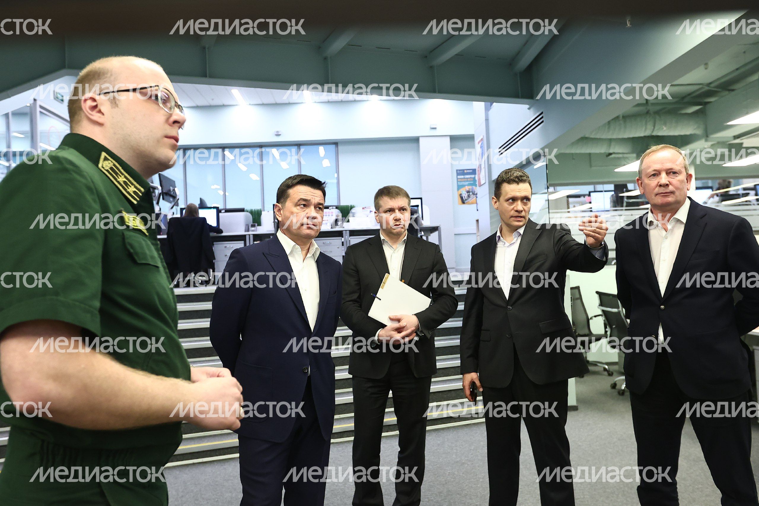 Проверка губернатором системы тушения лесных пожаров