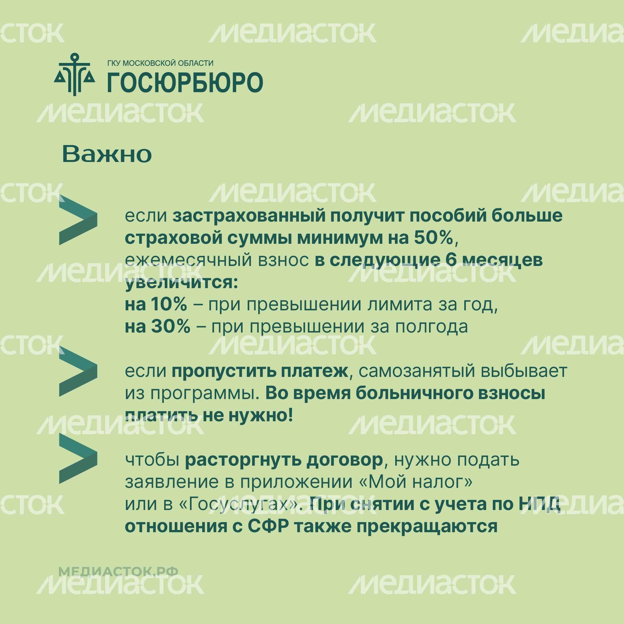 Оплата больничных самозанятым Квадрат10