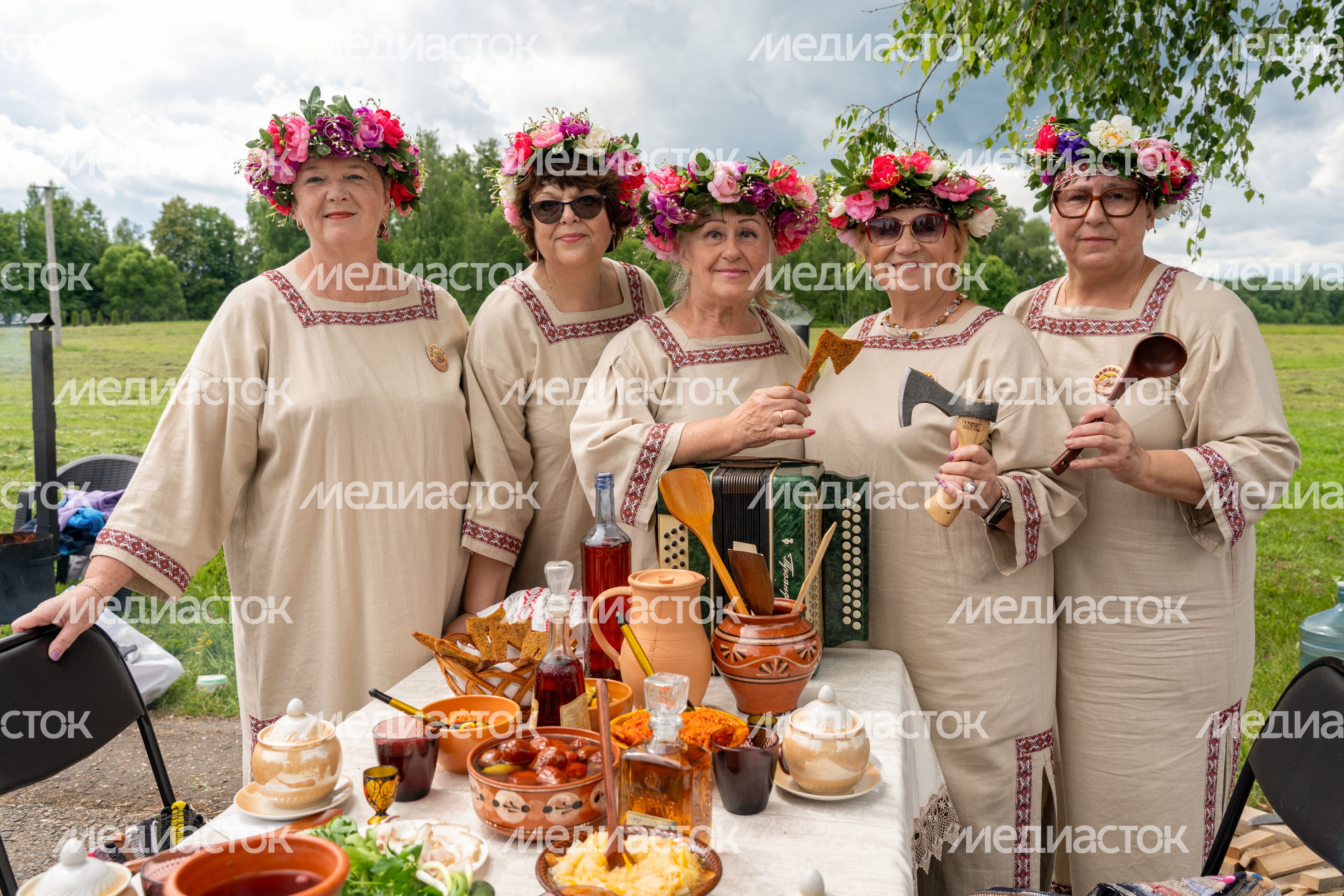 Гастрономический фестиваль «Каша из топора на полях Бородина» на Бородинском поле Можайского округа