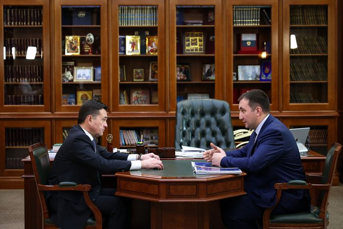Губернатор провел встречу с врип г.о. Дзержинский