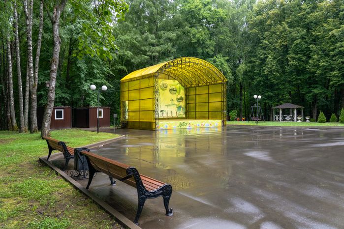 Лето в городском парке культуры и отдыха «Центральный» Волоколамска