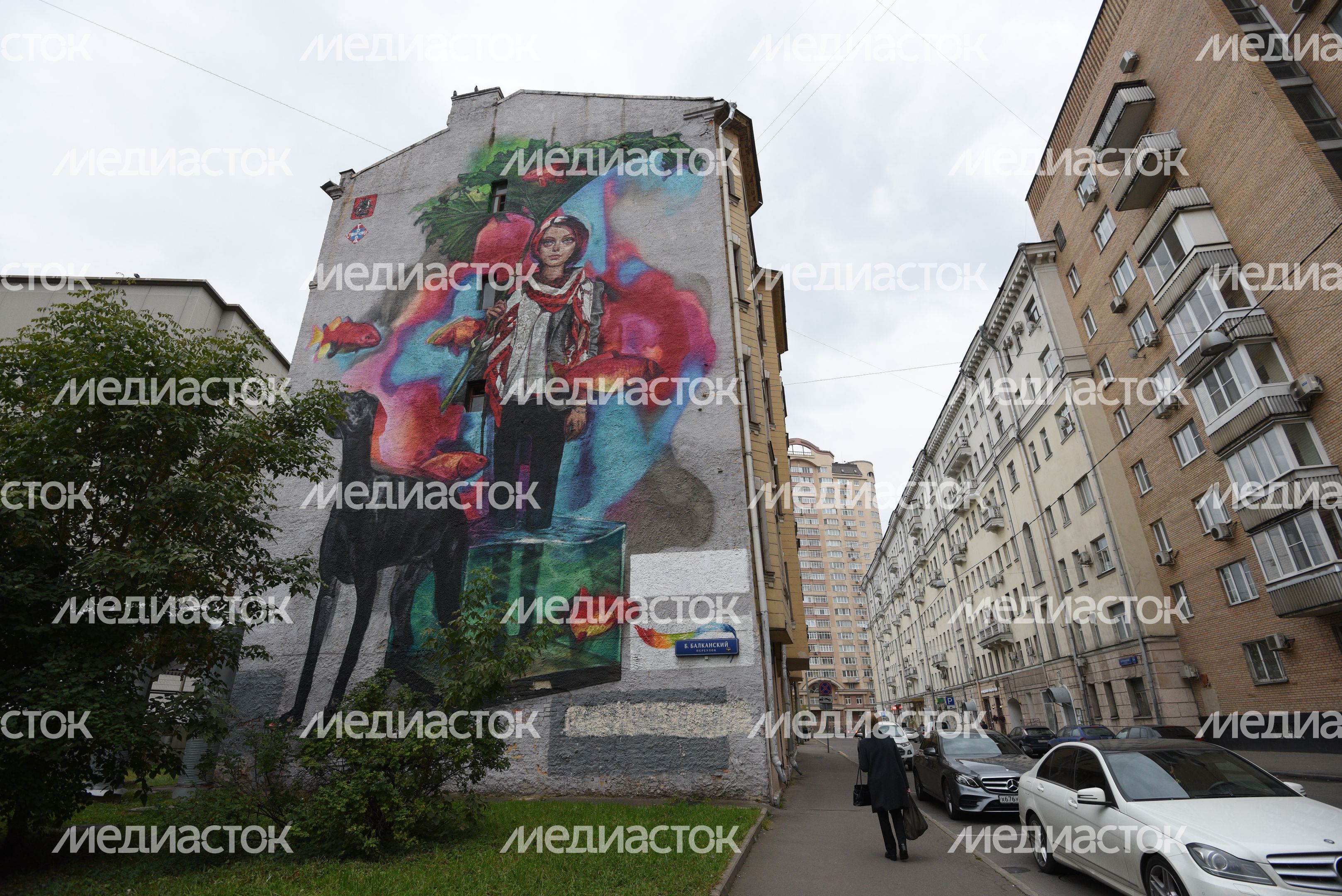 Граффити на улицах Москвы