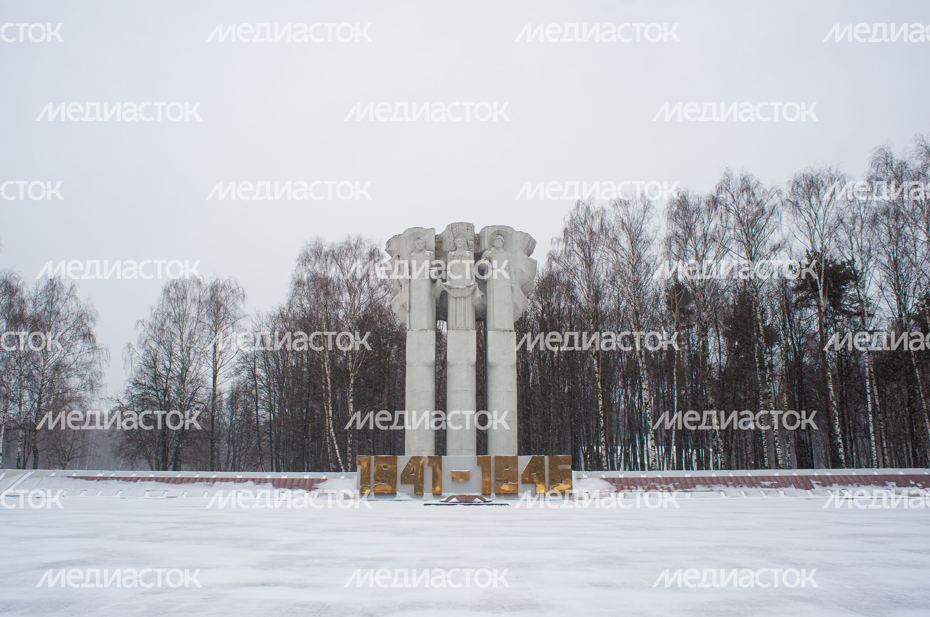 Зимние виды города Королёв