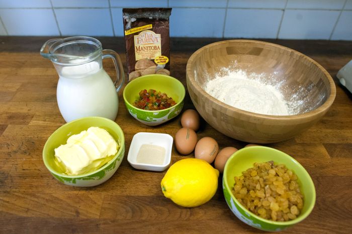 Приготовление пасхального кулича