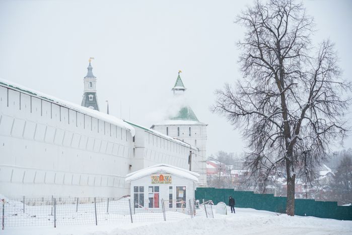 Сергиев Посад. Свято-Троицкая Сергиева лавра. Зима