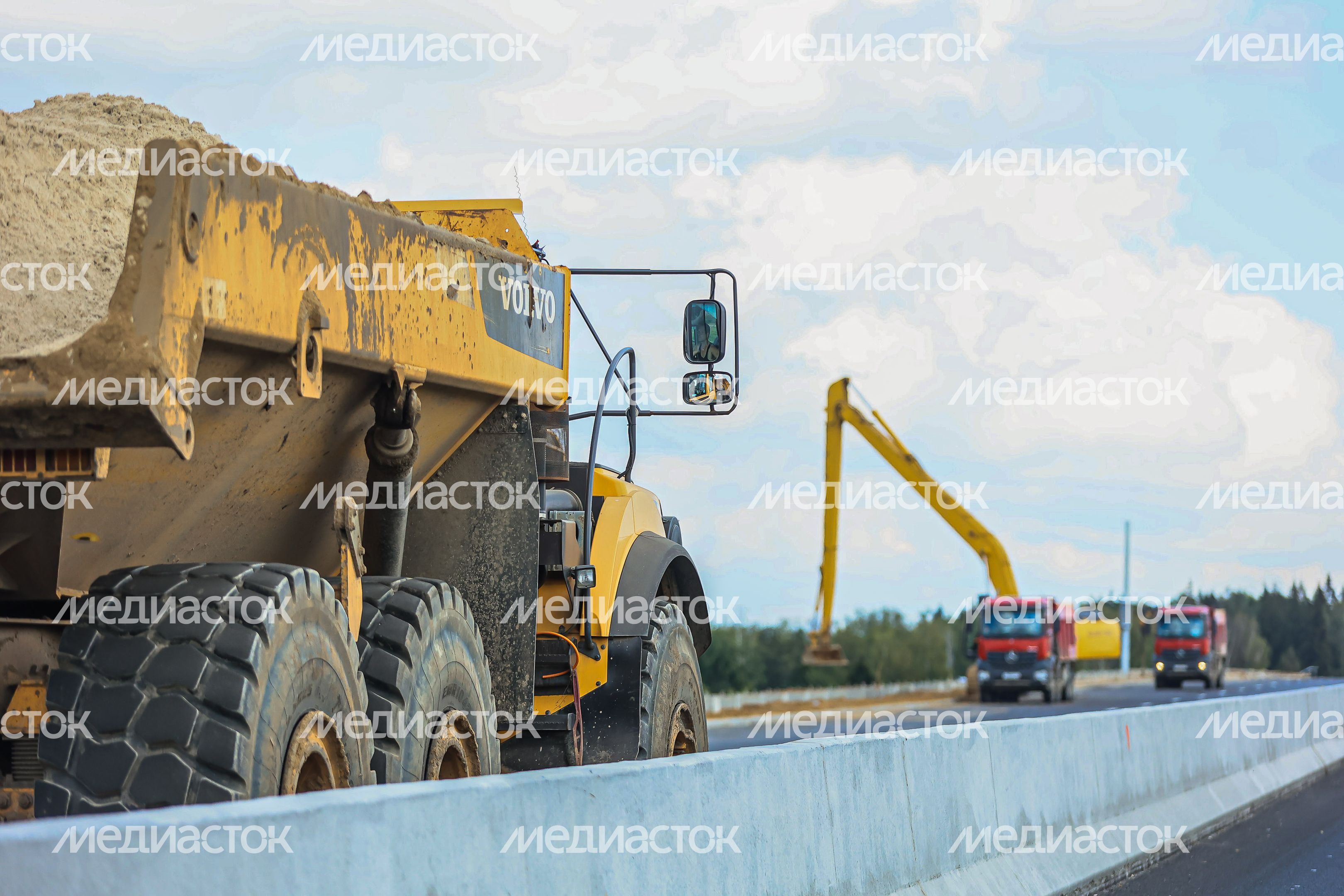 Проверка хода строительства подмосковного участка М-12 «Москва-Казань» Губернатором Подмосковья