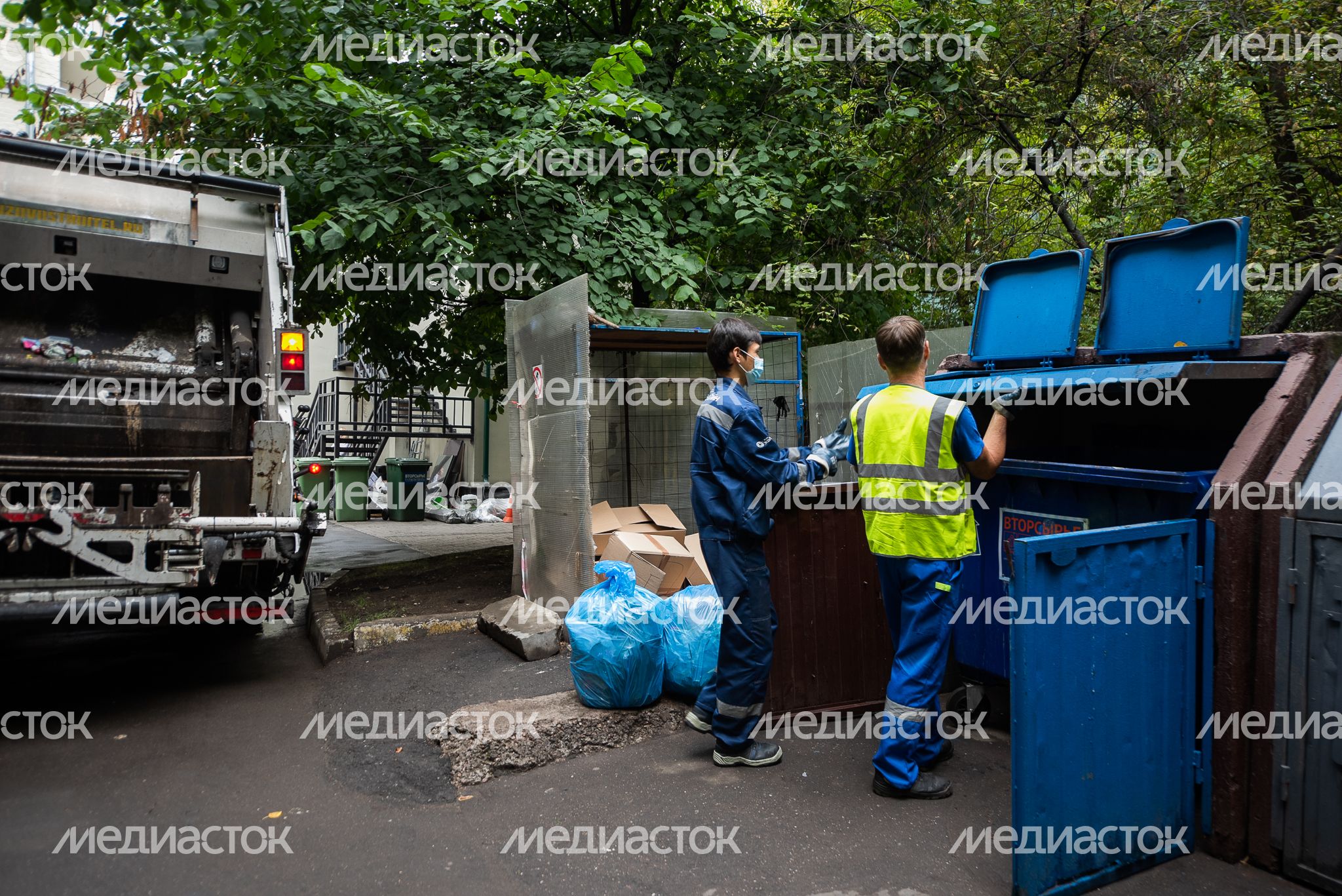 Вывоз вторсырья и смешанных отходов в Московской области