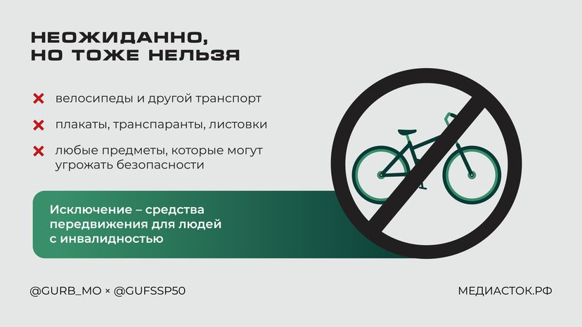 Что нельзя брать с собой в суд Горизонталь 05