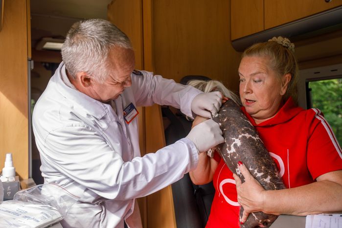 Вакцинация животных в парке «Взлет» Домодедово