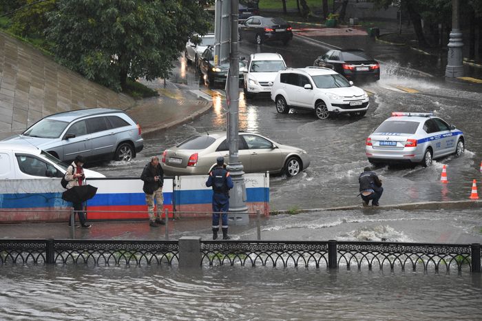 Затопление в Москве