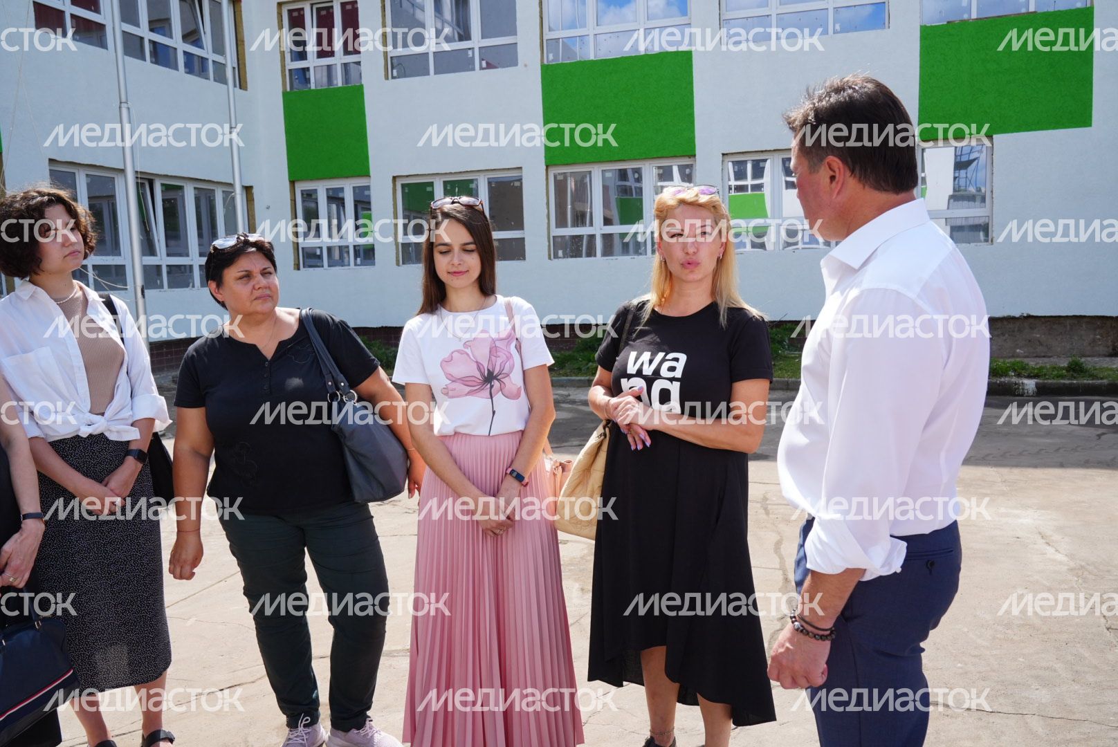 Проверка хода капремонта школы во Фрязино Губернатором Подмосковья