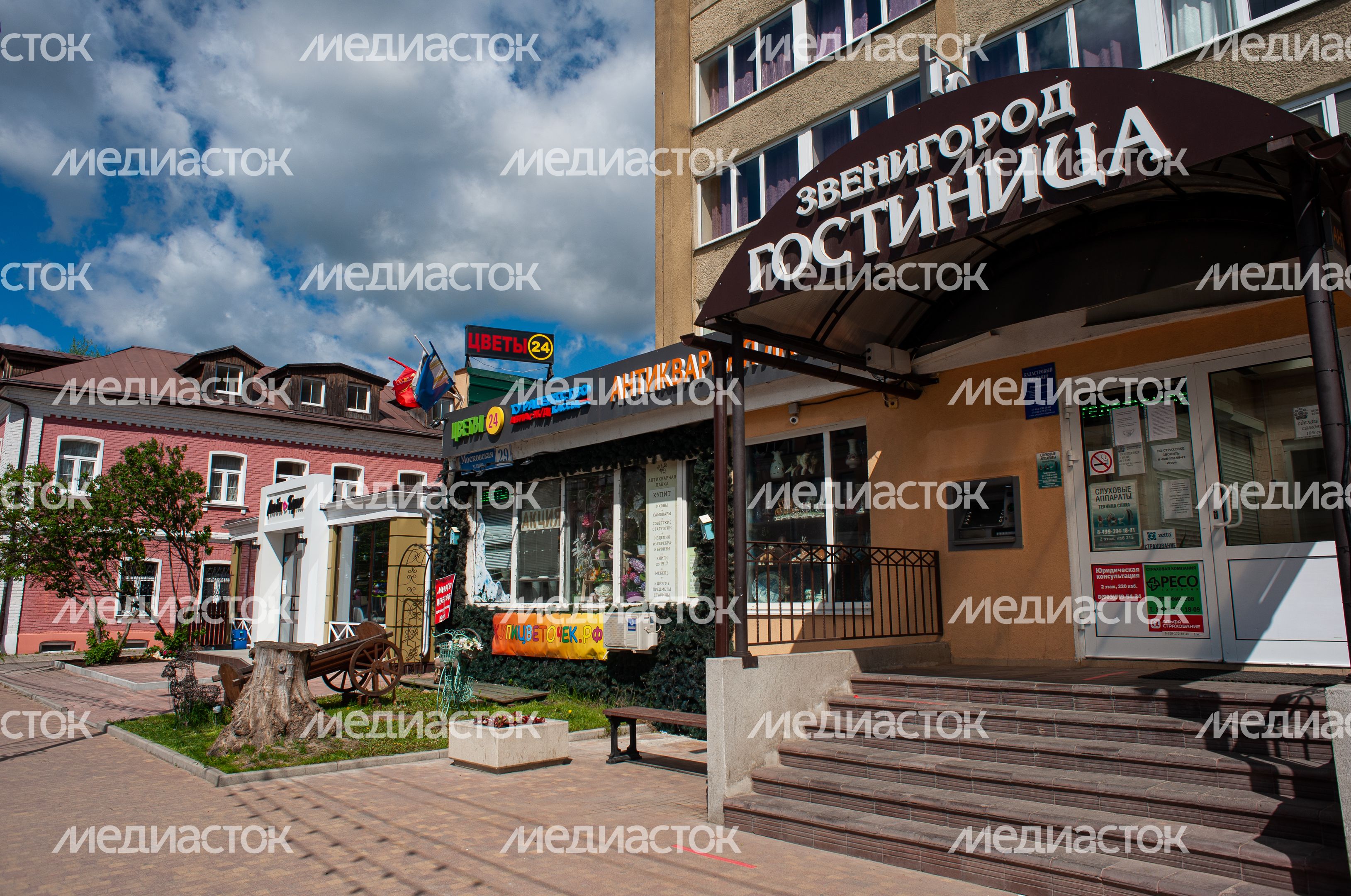Летние виды города Звенигород