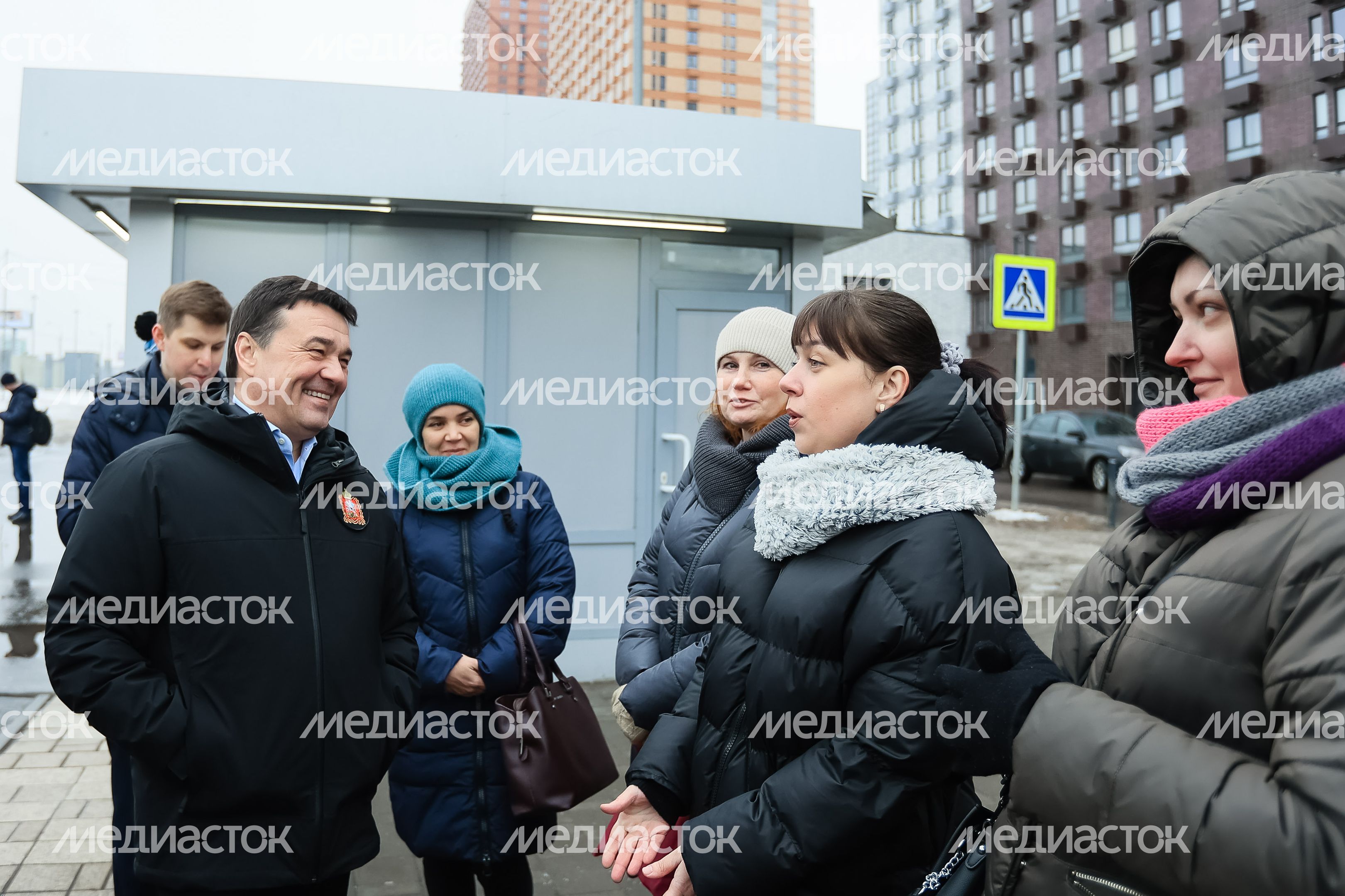 Посещение губернатором пересадочного узла в Котельниках