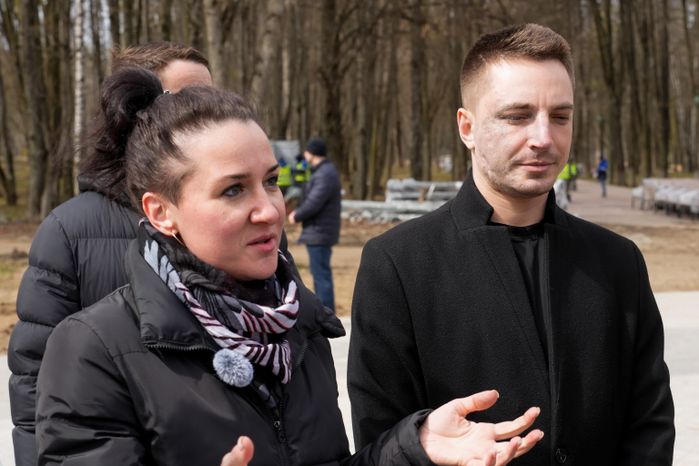 Андрей Воробьев проверил ход благоустройства Центрального парка в Щелково
