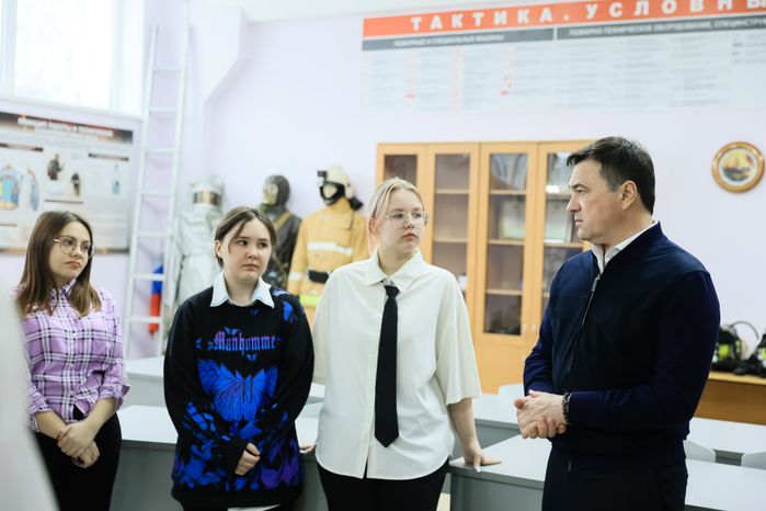 Посещение Губернатором Павлово-Посадского Техникума