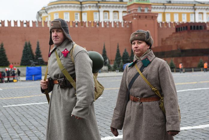 Торжественный марш в честь 78-ой годовщины военного парада 7 ноября 1941 года
